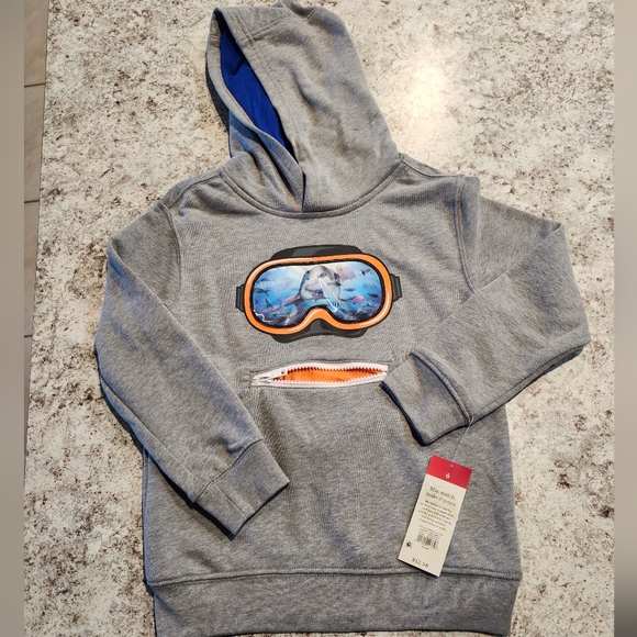 Bundle- Boys Long Sleeve Shirt/Hooded Jacket(5/6) NWT - Picture 2 of 13